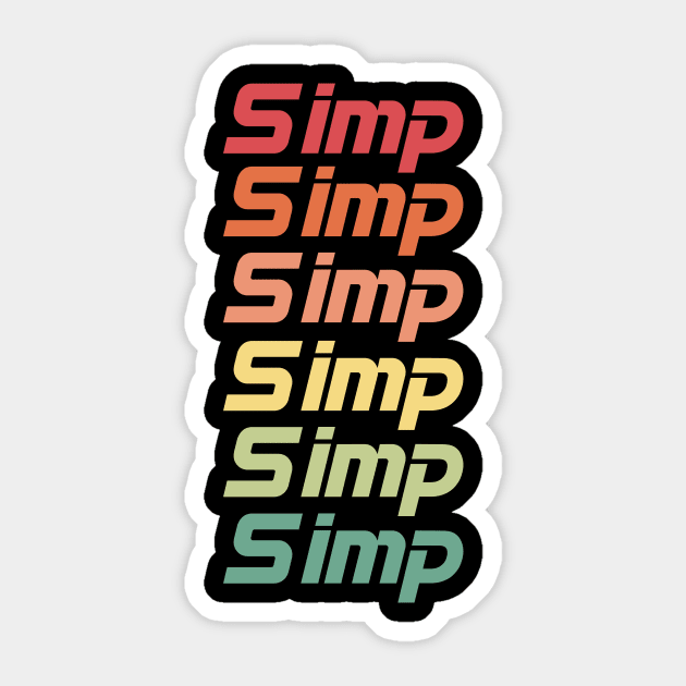 Simp Sticker by psanchez